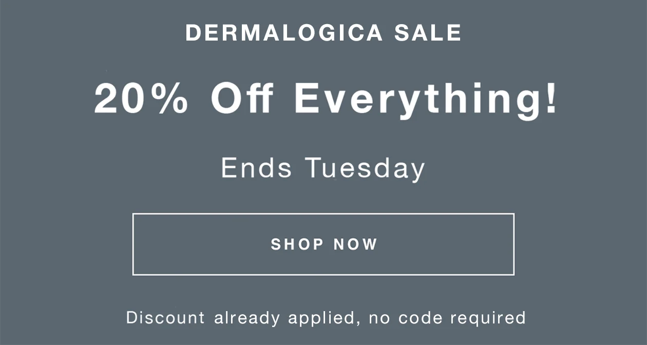 20-off-dermalogica-offer 20% off dermalogica
