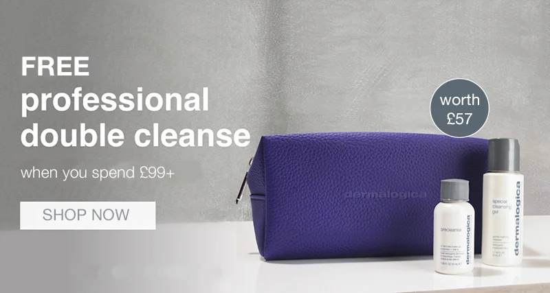 free dermalogica double cleanse kit